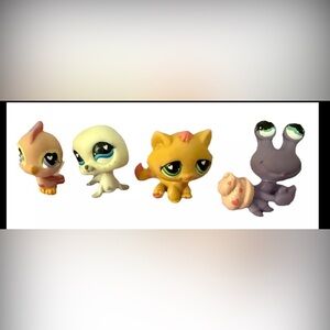 LPS Target Exclusive - Littlest Pet Shop 4Piece Set #552 #553 #554 #555